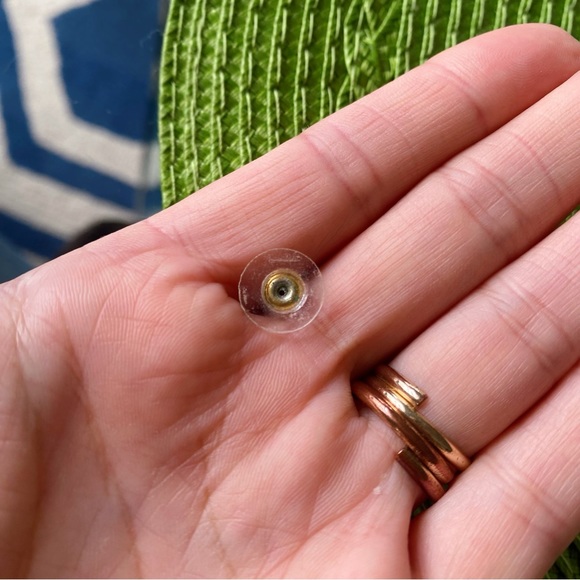 ✨ BOHO CREAM GOLD BEADED FLORAL CUSTOME JEWELRY EARRINGS! - Picture 8 of 10